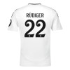 Original Fußballtrikot Real Madrid Rudiger 22 Heimtrikot 2024-25 Für Herren